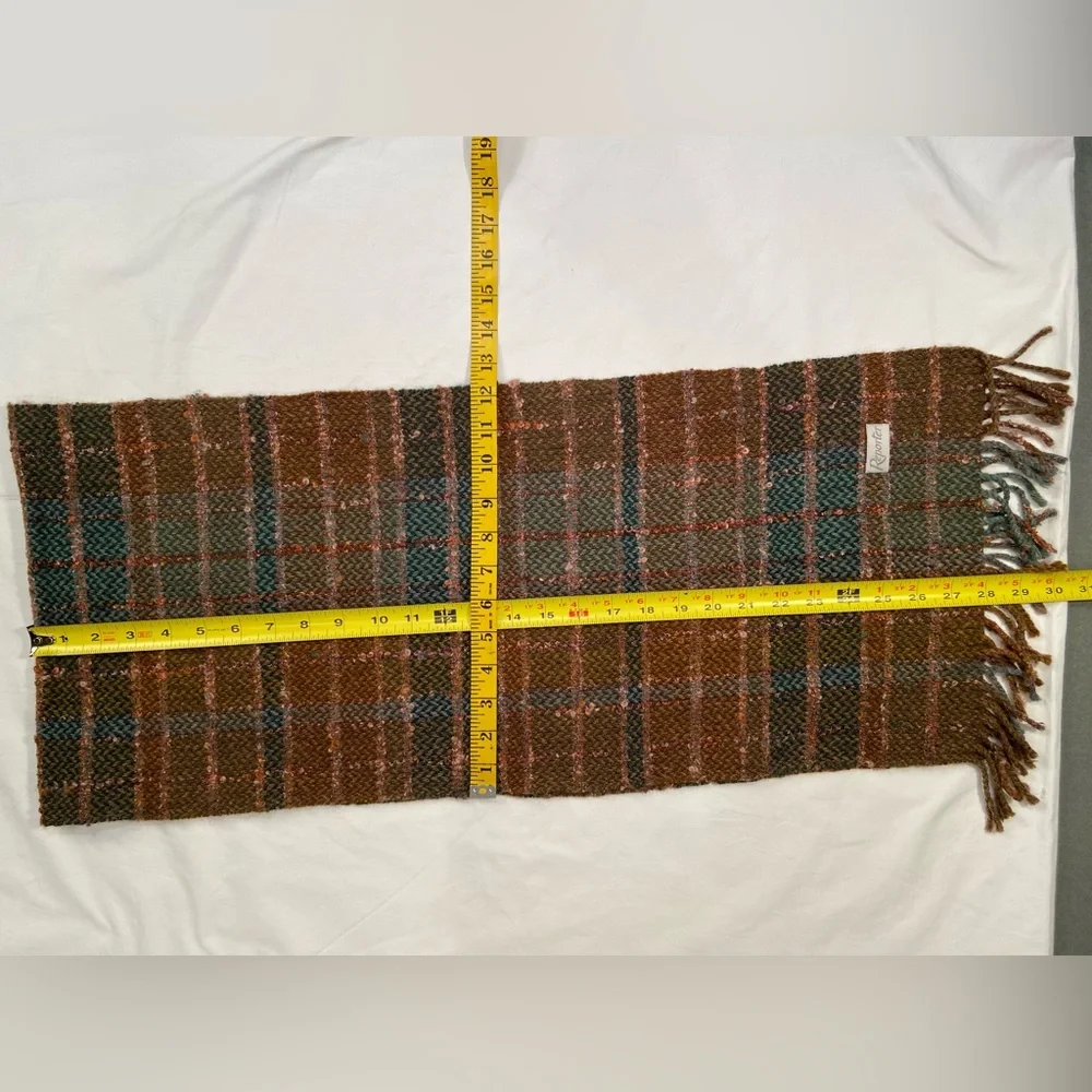 Vintage‎ Men’s Scarf, plaid, wool